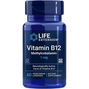 Image 1 of Life Extension Vitamin B-12 Methylcobalamin 1 mg [60 Подезични таблетки ]