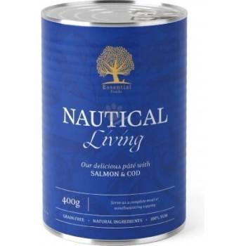 Essential Foods Nautical Living Pate пастет за кучета със сьомга и треска 400gr