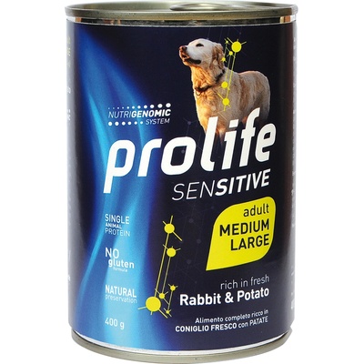 Prolife 12x400g Prolife Dog Wet Sensitive мокра храна за зайци