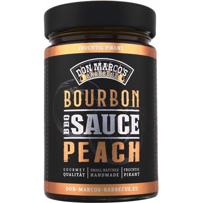 Don Marco´s BBQ BBQ omáčka Don Marco´s Bourbon Peach, 260 ml