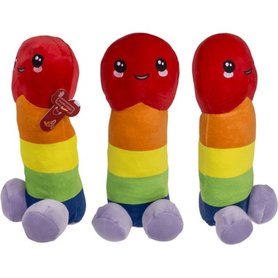 Shots SLine Penis Plushie Rainbow 30 cm