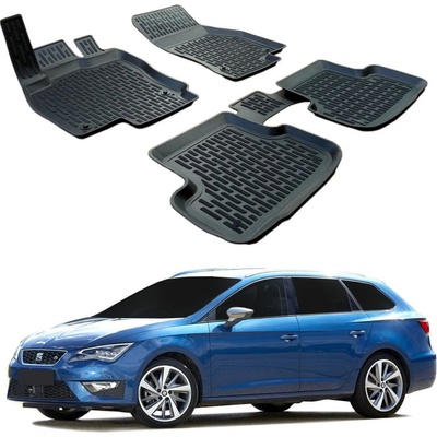 Koberce Gumenné 3DS SCOUTT Wolkswagen VW Golf VII 2013-2019