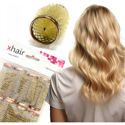 Xhair Kovové natáčky na vlasy s kefou 25mm