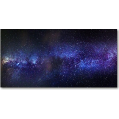 Fotoobraz na skle mliečna dráha 100x50 cm
