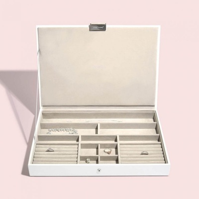 Stackers šperkovnice White Supersize Lid bílá 73108