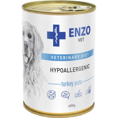 Enzo Vet Hypoalergénna diéta s morčacím mäsom pre psy 400 g