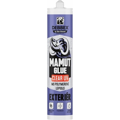 Debbex Mamut Glue Clear UV 290 g transparentné