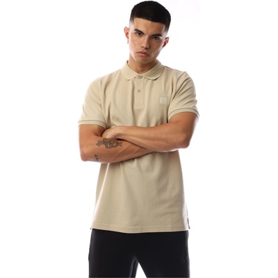 Marshall Artist Блуза с яка Marshall Artist Men's Siren Short-Sleeve Polo Shirt - Stone