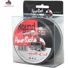 Hell-Cat Šnúra Round Braid Power čierna 200m 0,80mm 100kg