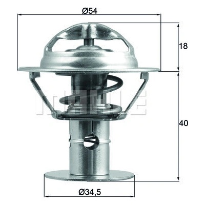 TX 180 86D MAHLE Termostat, chladivo