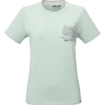 Millet Дамска тениска Millet Women's Cimaï Collab S/S T-shirt - Seaweed (916-7414-0213)