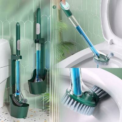 4Leaders kartáč WC s dávkovačem čistících prostředků s držákem 49 cm