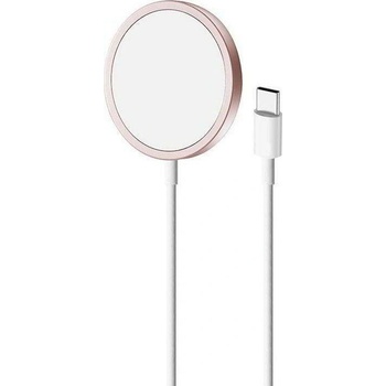 PURO ND38_CUSBCMAG1ROSE Магнитен кабел за зареждане Puro USB-C Magsafe ? 15W индукционно безжично зарядно устройство (розово) (CUSBCMAG1ROSE) (CUSBCMAG1ROSE)