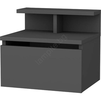 ASIR GROUP Нощно шкафче noven антрацит (as3275)