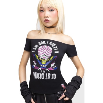 KILLSTAR дамска тениска (топ) KILLSTAR - The Powerpuff Girls - Bad And Evil Mojo Jojo - Черен - KSRA012728