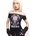 KILLSTAR дамска тениска (топ) KILLSTAR - The Powerpuff Girls - Bad And Evil Mojo Jojo - Черен - KSRA012728