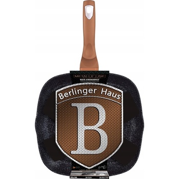 BerlingerHaus grilovací s mramorovým povrchem Rosegold Metallic Line 28 cm