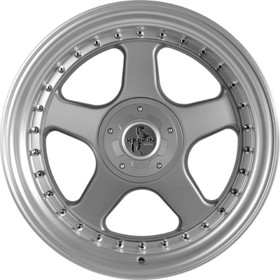 Keskin KT1 10x18 5x112 ET35 titan grey lip polished