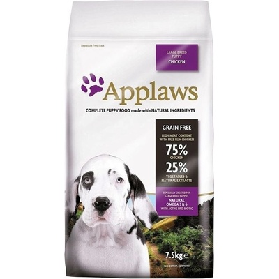 Applaws Куче Папийон Голямо Порода Пиле 7, 5 кг