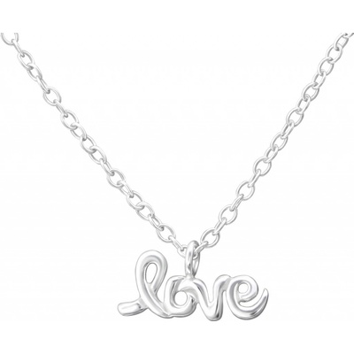 iŠperky Strieborný prívesok s retiazkou love ID|150046