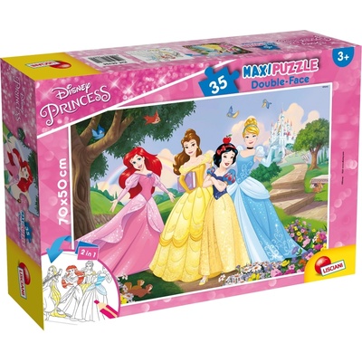 Lisciani Двулицев пъзел Lisciani - Disney Princess, 35 части (LI66704)