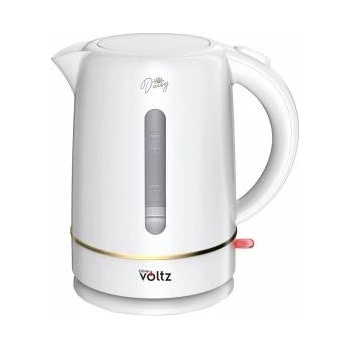 Voltz Електрическа кана Oliver Voltz Daisy OV51230W, 2200W, 1.7 л, Автоматично изключване, Бял