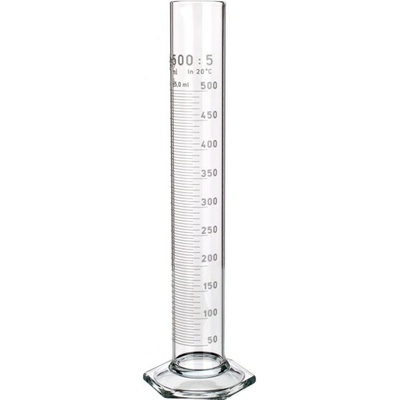 Odmerný valec B sklenený vysoký (500ml)
