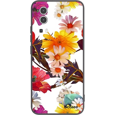 Pouzdro Picasee silikonové Vivo Y72 5G - Meadow černé