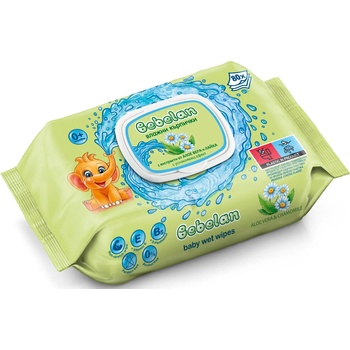 Image 1 of Bebelan Влажни кърпи Bebelan - Алое вера и Лайка, 80 броя (3800232570008)