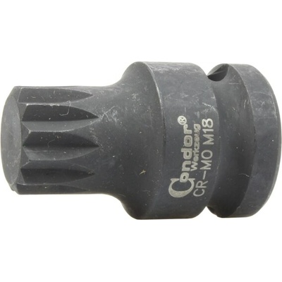 Condor 100-06298 hlavice zástrčná 1/2", XZN M14, délka 40 mm, tvrzená – Zboží Dáma