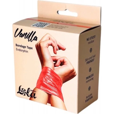Бондидж лента, безопасна и здрава, 20 метра - Vanilla Endorphin Red (1169-01LOLA)