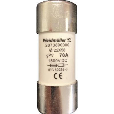 WEIDMÜLLER Pojistka Weidmuller WSFL 22X5870A1K5VGPV 2873890000