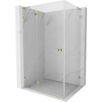 Mexen Lunar L лява душ кабина с панти 95 x 80 cm, прозрачна, златна - 834L-095-080-50-00-L (834L-095-080-50-00-L)
