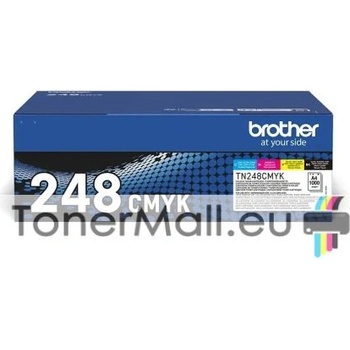 Image 1 of Brother Комплект 4 бр. оригинални тонер касети BROTHER TN-248VAL Cyan/Magenta/Yellow/Black