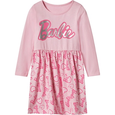 Lidl dětské šaty Barbie / světle růžová
