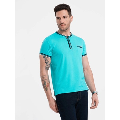 Ombre Clothing Тюркоазена мъжка риза с копчета Омбре Облекло Ombre Clothing | Sin | МЪЖЕ | L