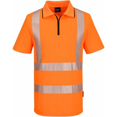 Portwest HI-VIS KX3 KX302 Pánska reflexná polokošeľa HV oranžová XL
