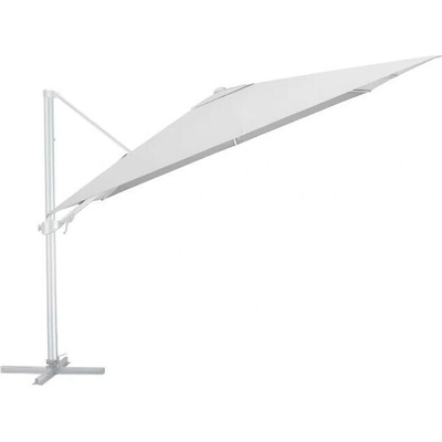 KETTLER Slunečník EASY TURN 300x300 cm stříbrná / světle šedá voděodolný – Hledejceny.cz
