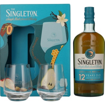 Singleton of Duffton 12y 40% 0,7 l (dárkové balení 2 sklenice)