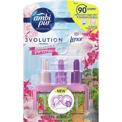 febreze 3 Volution Пълнител за ел. машинка 20мл - Portofino (2732)