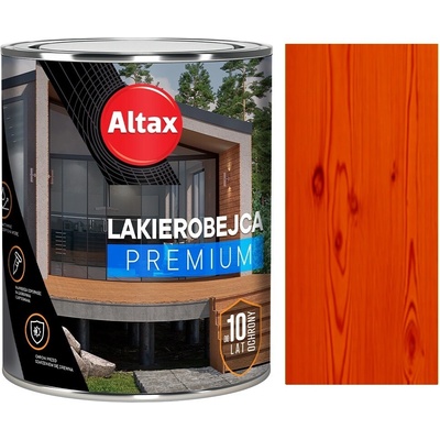 Lazura s obsahem laku Altax, rozpouštědlová, 5 l, MAHAGON