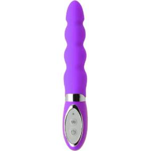 Sensual Вибратор мед. силикон "wild pearls purple" 16 см