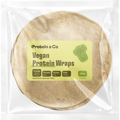 ProteinaCo Veganské wrapy 6x40 g – Zboží Dáma