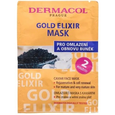 Dermacol Gold Elixir подхранваща маска за лице 16 ml за жени