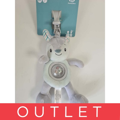 Pettiemars hračka vibračná na štipci s hrkálkou veverička Boby