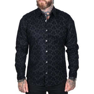 WORNSTAR Мъжка риза WORNSTAR - Amaryllis - Черен - WSBM-AMYK