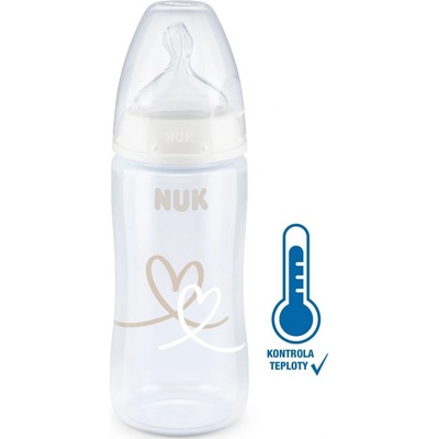 Nuk kojenecká láhev FC+Temperature Control Box Flow Control savička pink 47446 300 ml