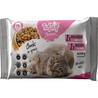 TUF TUF with chicken and liver 4 x 100 g