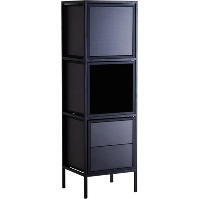 Nordic Design Černá skříňka Skipo 145 x 45 cm