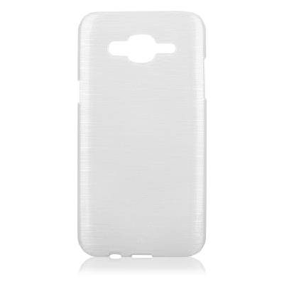Púzdro SILIKÓNOVÉ JELLY CASE METALLIC pre SAMSUNG GALAXY J5 (J500) - biele